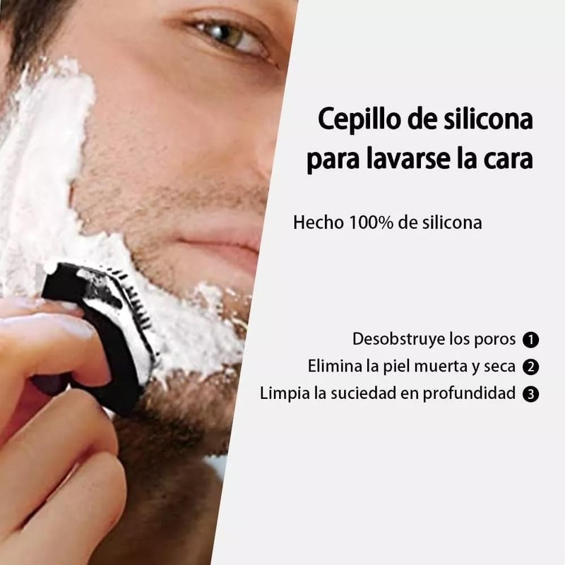 Cepillo de ducha de silicona suave - cepillo para espalda