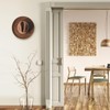HUANGSTY 2-Pack Wall-Mounted Wooden Hat Rack| Non-Damage Brim Design Keeps