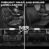 CAR PASS Waterproof Car Seat Covers Full Set,Neoprene Wetsuit, All-Weather