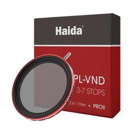 Haida Pro II CPL&VND 2-in-1 Lens Filter Variable ND Filter Polarising Filter 3-7 Stops ND8-ND128 for Camera Lens (95mm)
