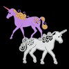 Pretty Unicorn Metal Cutting Die, Stencils, Card Making, Scrapbooking, Crafts, Paper Crafts, 8.9 cm x 6.7 cm Die Size, F8