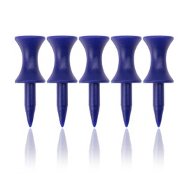 ECADDIE Blue Plastic Castle Golf Tees - 39mm / 1.5″ - 100 Pack