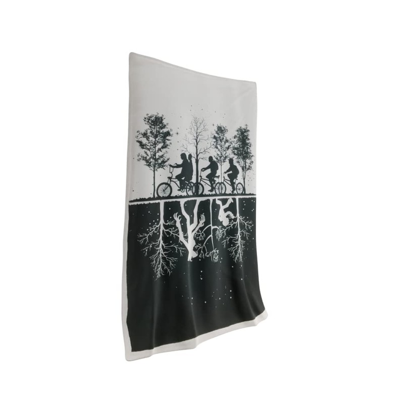 Nemesis Now Stranger Things Throw, Black & White, 100 *