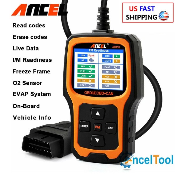 Ancel Car OBD2 Diagnostic Scanner Check Engine Light Scan Tool