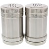 Stainless Steel Salt and Pepper Shakers Set for Kitchen Condiments