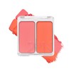 2aN Dual Cheek Blush, Popular, 04 HOT LIVING CORAL, Warm