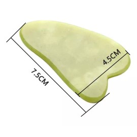 OEM 10 Guashas De Jade 100% Natural Para Masaje Facial *mayoreo*