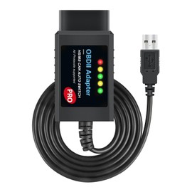 ELMCONFIG ELM327 USB Adapter OBD2 Scanner for Windows, FoCCCus Diagnostic Scan Tool with Automatic Electronic Switch for Ford Lincoln Mercury Series Vehicles