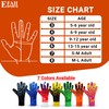 EFAH SPORTS Goalkeeper Gloves for Children and Adults with Padded
