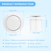Neulriscn Bathroom Extractor Fan, 100mm Silent Extractor Fan with Remote