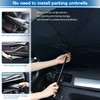 Car Windshield Sun Shade Cover, Umbrella Shading, UV Rays Block,
