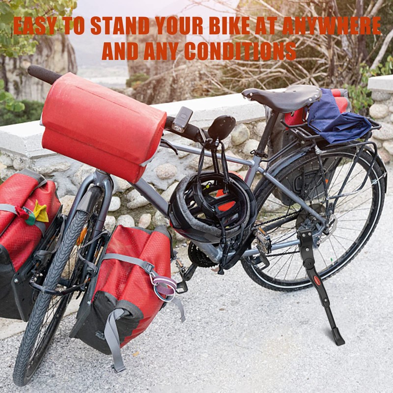 FITTOO Bike Kickstand, Light Weight (280grams), Adjustable Bicycle Side Stand