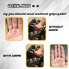 LETHAL MODE Leather Gym Grips – Leather Palm for Weight