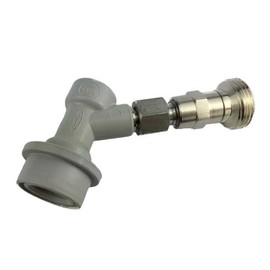 Corny Keg Cornelius Plug-In Coupling NC Grey for Gas Co2 with 3/4 Inch Male Thread