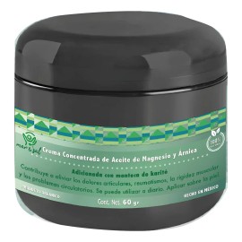 Crema Pomada Aceite De Magnesio Arnica Karite Organica 60gr Neutra