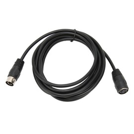 5 Pin MIDI Keyboard Extension Cable Stable DIN Male to Female Adapter Cable for Electronic Piano MIDI Guitar 9.8ft