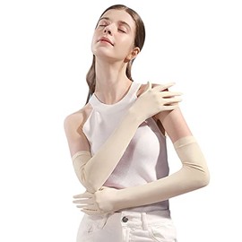 Ladies Long Gloves Sun UV Protection Driving Gloves Elbow Gloves Cycling Gloves Wedding Gloves Opera Gloves Elegant Bridal Glove Evening Gloves Fancy Dress Gloves Cotton Prom Gloves for Women