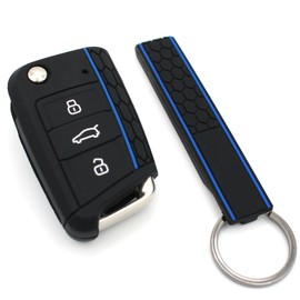 Finest-Folia VB Silicon Car Key Case for 3 Button Car Key