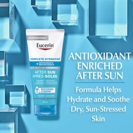 Eucerin After Sun Gel Lotion, 200mL Tube | After Sun Cooling Lotion with Antioxidants