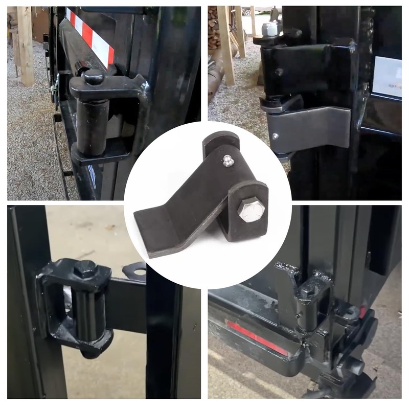 HLMOptimo Weld on Trailer Hinges Heavy Duty Greaseable Dump Trailer