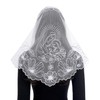Bozidol Mantilla Veils for Church Catholic, Triangle White Holy Mother