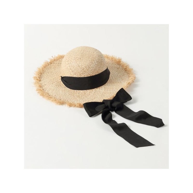 Lala 라라 수술 레이스 모자-블랙(LALAAC341S) Lala Fringed Lace Hat -