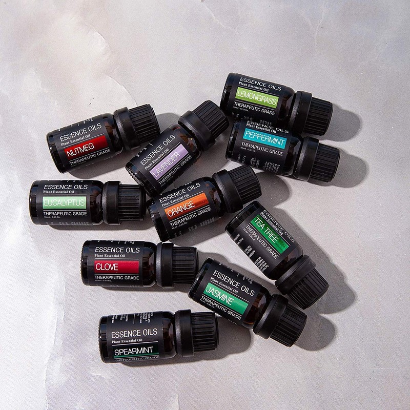 Ultimate Aromatherapy Diffuser & Essential Oil Set - Ultrasonic Top