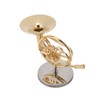 French Horn, Trombone Stand Brass with Stand for Decoration