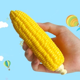 funnysquee Corn Squishies Stress Relief Novelty Toy Soft Scented Simulation Corns Squeeze Toys Cute Birthday Gift for Kids (Corn)