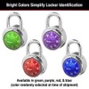 Master Lock 1505D Locker Lock Combination Padlock, 1 Pack, Colors