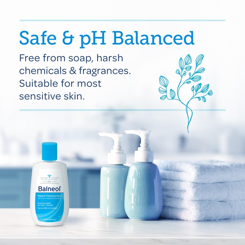 Balneol Hygienic Cleansing Lotion, 3oz Bottle (pack of 2)