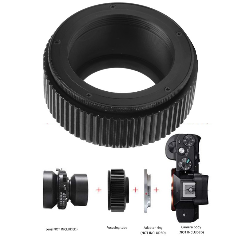 NEWYI M42‑M39 25‑55mm Camera Adjustable Focusing Helicoid Adapter Macro Extension