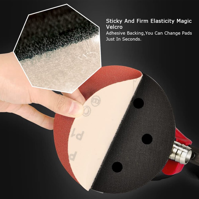 ZFE Random Orbital Sander 5" & 6" Pneumatic Palm Sander