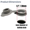 COLDDD Bathtub Stoppers, Silicone Bathtub Stopper, Fits Most Baby Bathtubs,