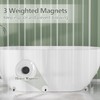 Seenus PEVA Clear Shower Curtain Liner Extra Long with Hooks,