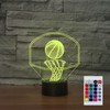 SUPERHONGJIHAO Night Light for Kids, 3D Shooting, Basketball, LED Lamp