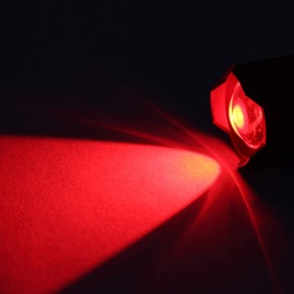 ROUP 2 Pack Mini Red Light Flashlight, Zoomable Red LED Flashlight, Water Resistant, 3 Modes Red Flashlight Torch for Night Vision, Astronomy, Aviation, Night Observation and Outdoor Activities