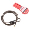 Tagout Cable Lock Rugged Reliable Rustproof 6 Hole Stainless Steel