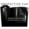 VViViD+ Ultra Gloss Black Metallic Diamond Crystal Vinyl Car Wrap
