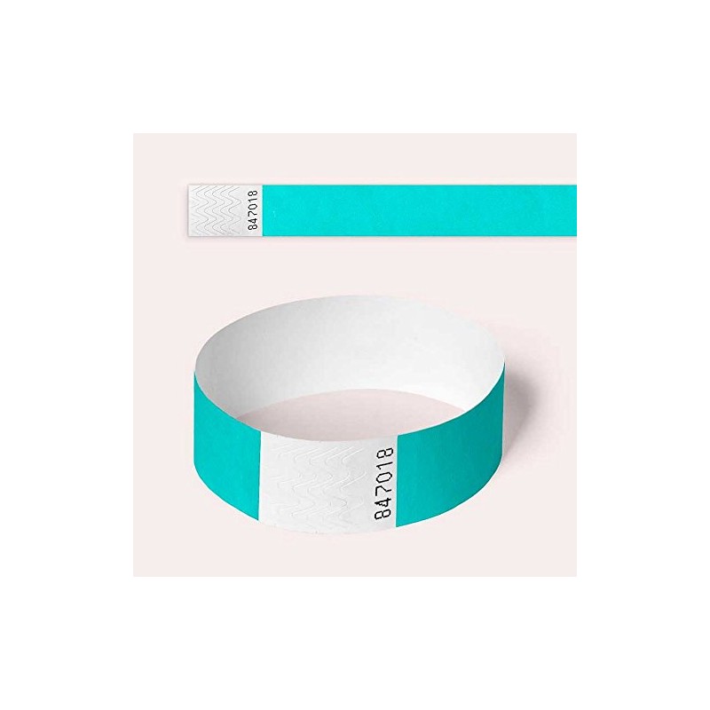 Tyvek Wristbands, 100 Pack by AA Wristbands for Parties, Security,