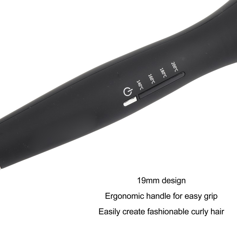 19mm Electric Hair Curler Adjust Temperature Nano Ceramic Coating Hair