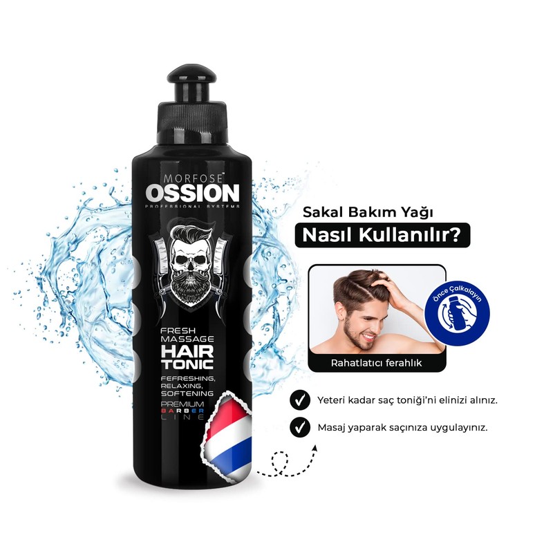 Morfose Ossion Premium Barber Line Hair Tonic 250 ml