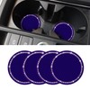 Car Cup Coaster, 2.75 Inch Silicone Non-Slip Shockproof Cup Holder