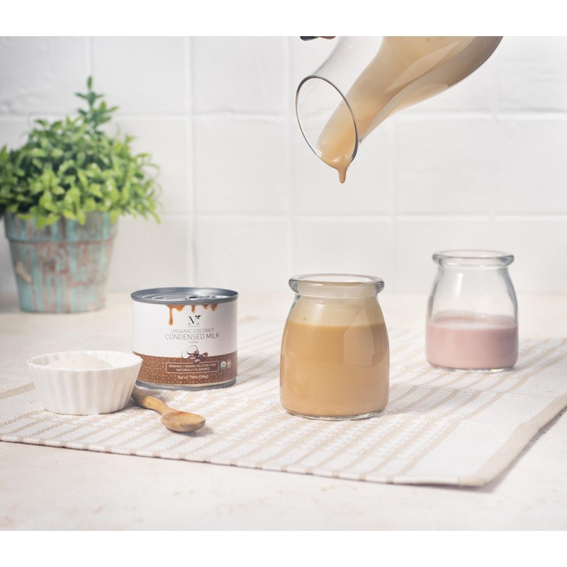 Mementa Inc Organic Vegan Coconut Milk Condensed Sweetened Milk Coffee