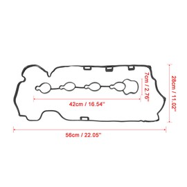 X AUTOHAUX Valve Cover Gasket Set 12609291 VS50641 556341 for GMC Terrain for Chevy Equinox for Buick Regal Verano 2012-2017 2.4L L4