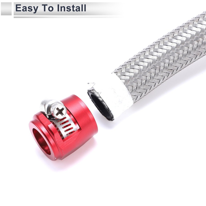 X AUTOHAUX AN-10 Fuel Line Kit 6.52ft Vacuum Hose Automotive
