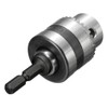 Bestgle 1.5-10mm Drill Chuck Adapter with 1/4" Hex Shank, Mount