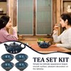 Ciieeo Tea Set Chinese Ceramic Teapot Cups Kung Fu Tea