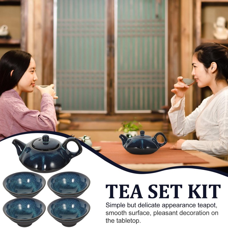 Ciieeo Tea Set Chinese Ceramic Teapot Cups Kung Fu Tea