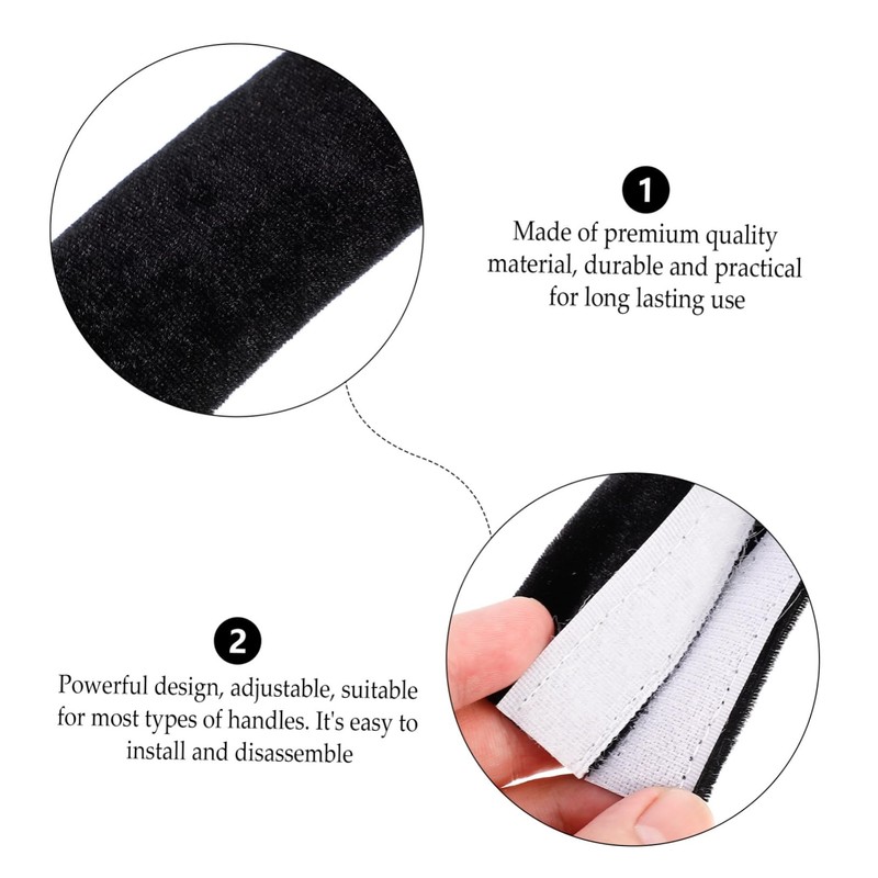 Tofficu 2Pcs Simple Handle Covers for Refrigerator Oven Slip Door